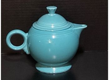 Vintage Homer Laughlin Fiesta Turquoise Teapot