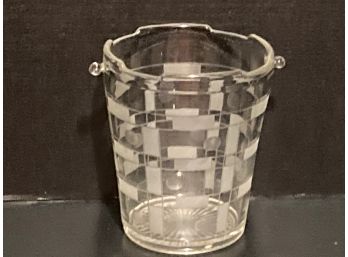 Vintage Culver Geometric Design Ice Bucket (1960'S)