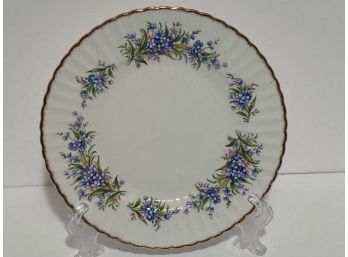 Vintage Paragon Blue Floral Bone China Plate