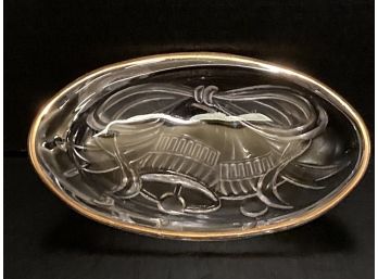 Vintage Oval Holiday  Candy Dish