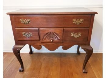 Handsome Ethan Allen Cherry Traditional Styled Small Buffet Server