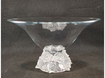 Beautiful Godinger Crystal Centerpiece Bowl