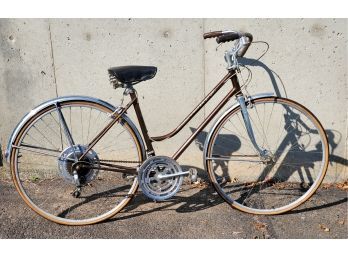 Vintage Ladies Schwinn Super Sport Brown Road Bike - All Original Condition