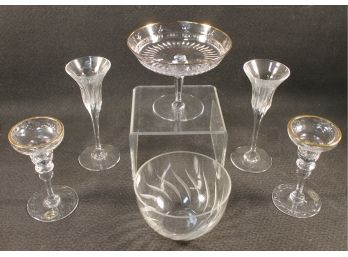 Vintage Candlesticks & More Featuring Gallia Lead Crystal