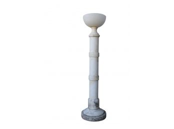 Beautiful Engraved Marble Floor Lamp