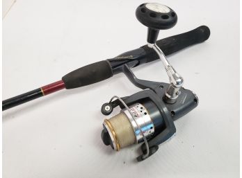 Fresh Water Fishing Pole Reel And Rod, Needs Tip