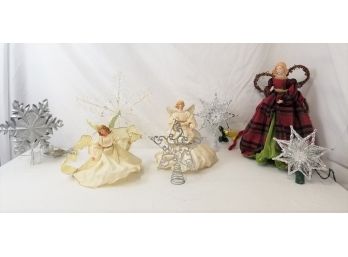 Nice Selection Of Eight Christmas Tree Toppers