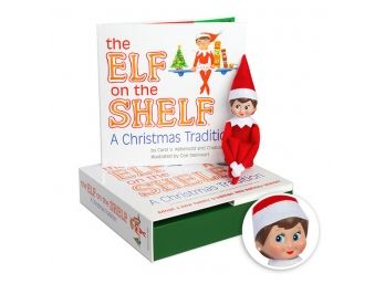 Elf On A Shelf A Christmas Tradition  Keepsake Box Set  Blue Eyed Girl