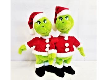 Two Dr. Seuss The Grinch Dolls By Illumination