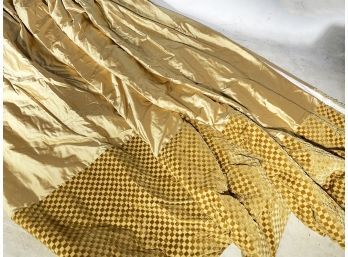 Assorted Large Gold Drapery Panels