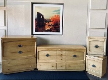 Vintage Mid-Century Basic-Witz Furniture Inc. Bedroom Suite