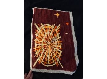 Vintage Atomic Ferris Wheel Needlepoint Tapestry