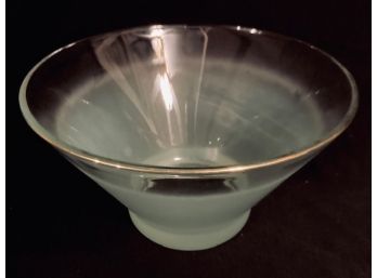 Vintage Mid Century Blendo Serving Bowl From West Virginia Glass Co.