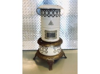 Vintage Mcm Porcelain 'Perfection' Heater - Decorative Use Only