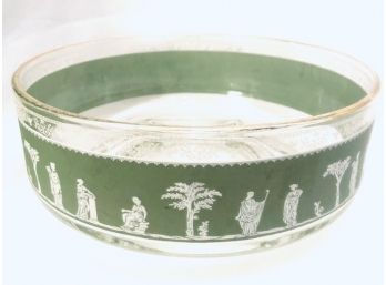 Vintage Wedgewood Hellenic Serving Bowl By Jeanette Glass