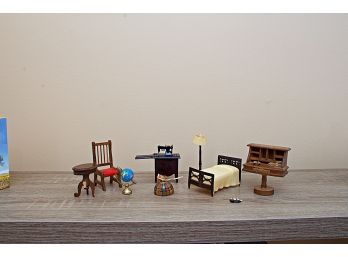 Eight Pieces Of Assorted Doll House Furniture