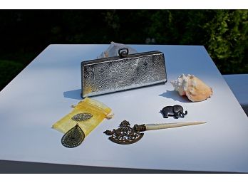 Decorative Silvered Case & Accessories