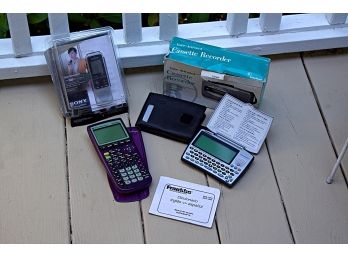 Group Of Electronics Including Texas Instruments Professional Calculator - Four Pieces