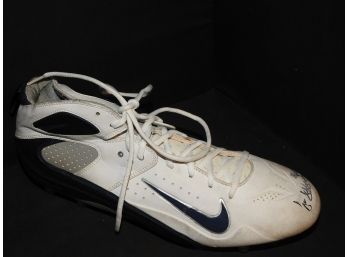 SIGNED Dallas Cowboys Star Jim Jeffcoat Signed  Football Cleat