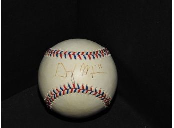 Signed Greg Miller Baseball