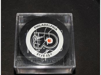 SIGNED Valcav Prospal Phila Flyers NHL Hockey Puck