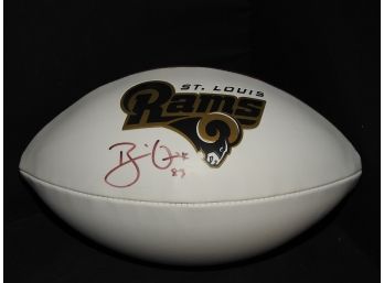 SIGNED ST Louis Rams Brian Quick Full Size Team Football