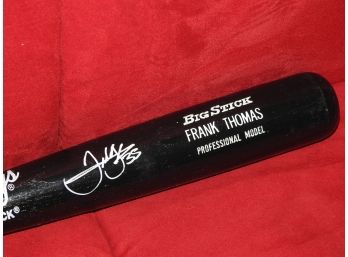 SIGNED HOFer Chicago White Sox Frank Thomas Full Size Bat With COA