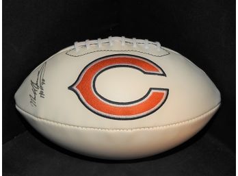 Signed HOFer Mike Singletary Full Size Chicago Bears Team Football