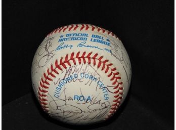 Signed 1994  Cleveland Indians Baseball