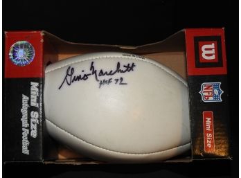 SIGNED HOFer Baltimore Colts Gino Marchetti Football