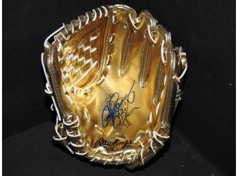 Signed NY Yankees Alex Rodriguez Rawlings Gold Glove With COA