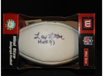 Signed HOFer Miami Dolphins Larry Little Football