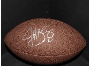 SIGNED Cincinatti Bengals Jeff Blake QB Full Size Football With COA