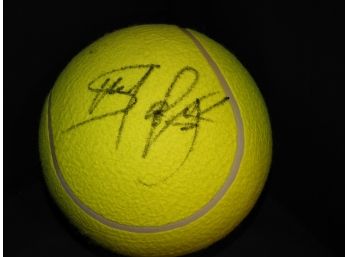 SIGNED Steffi Graff Oversized Tennis Ball With COA