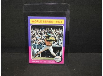 1975 Topps Reggie Jackson Baseball Card