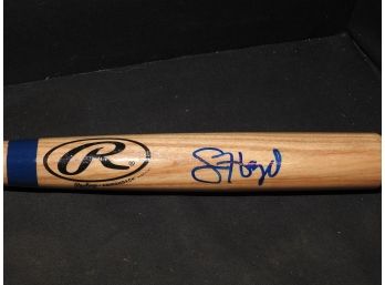 SIGNED Atlanta Braves Jason Heyward Mini Baseball Bat With COA