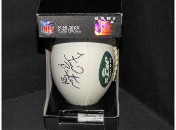 SIGNED NY Jets Fred Baxter Team Football With COA