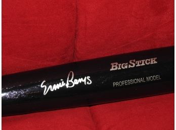 SIGNED HOFer Chicago Cubs Ernie Banks Full Size Baseball Bat