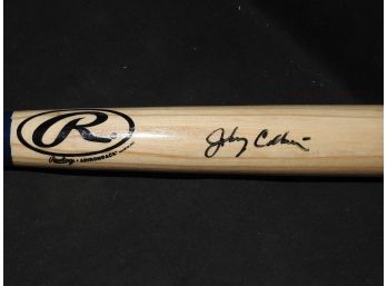 Signed Phila Phillies  Johnny Callison Mini Baseball Bat