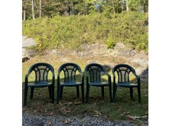 Molded Plastic Stacking Chairs