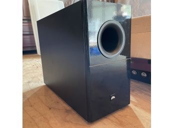 18x6 Large Audio Speaker Plus A Set Of 5 Smaller Speakers