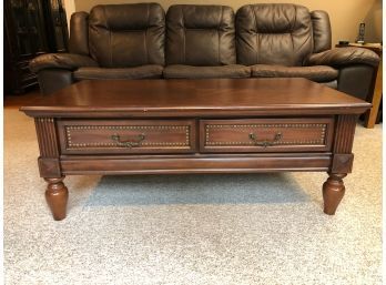 A 49' Coffee Table With Storage Drawer