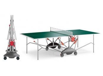 A Used Kessler Match 5.0 Indoor Outdoor Folding Ping Pong Table - Retails $700