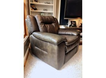 Super Comfortable Brown Leather Chair Recliner