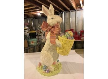 A Large Table Top Easter Rabbit