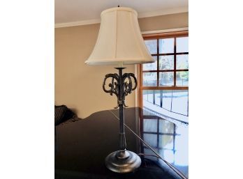 Wrought Iron Scrolled Table Lamp 31'H