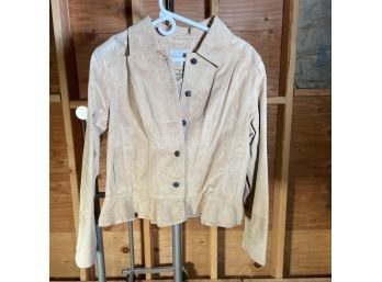 Elliott Lauren Suede Jacket - Feminine Detailing - Sz 12