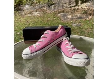 Pink Youth Converse Sneakers - Sz 2