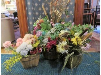 Large Bunch Of Faux Decorative Flowers