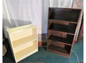 2 Solid Wood Bookcases